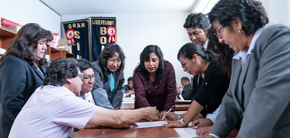 trabajo de docentes