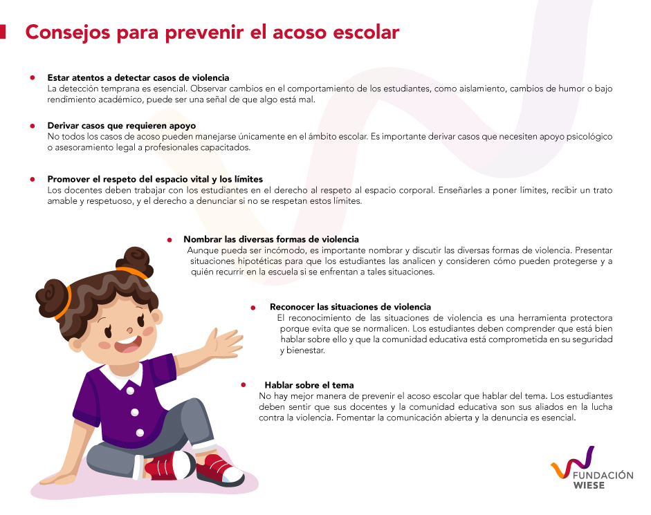 Consejos para prevenir el acoso escolar