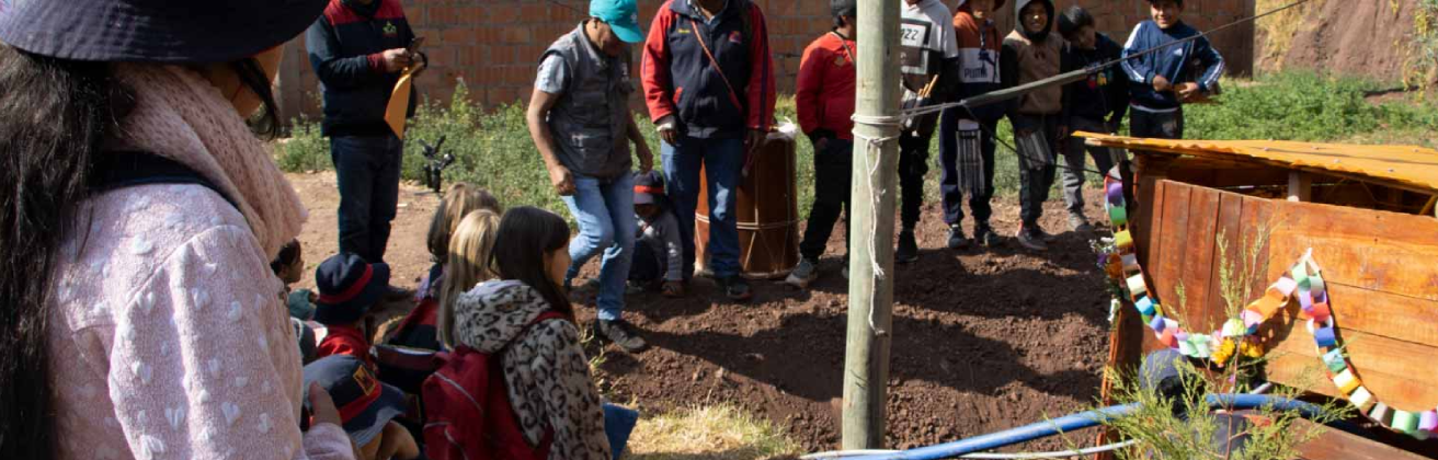 Fundación Wiese realizó ampliación del pozo de agua de la escuela Wiñaypaq de la comunidad Huandar