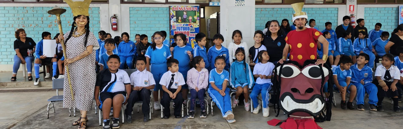 Nueva temporada de «El Brujo en tu cole» lleva cultura e identidad a las escuelas de Ascope en La Libertad  