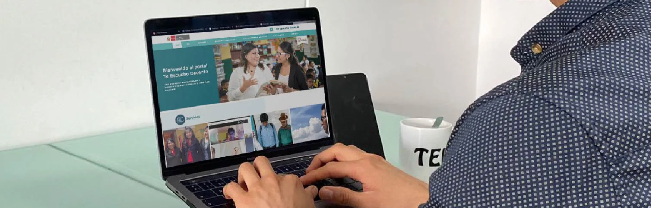Minedu, con el apoyo de Fundación Wiese, renueva plataforma “Te Escucho Docente”