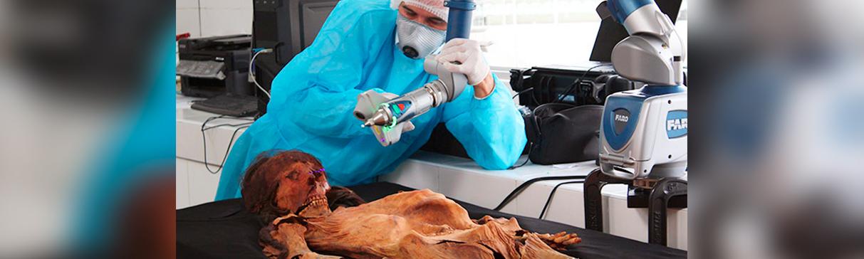 La tecnología 3D revela el rostro de la antigua lideresa peruana