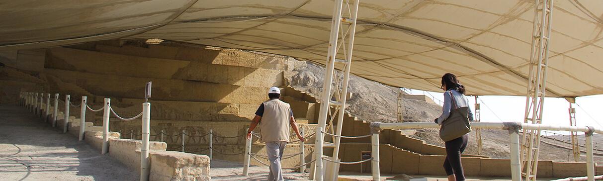 Huaca Cao viejo, centro arqueológico importante de la cultura Mochica